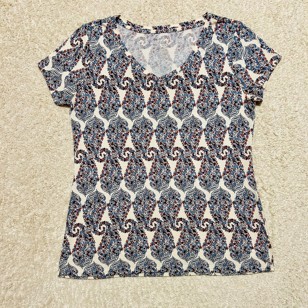 Paisley Soft, Fitted Baby Tee